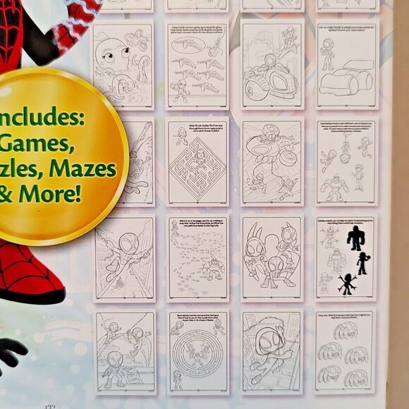 Disney Crayola Marvel Spidey & Amazing Friends Coloring & Activity Pad & Crayons - Picture 4 of 7